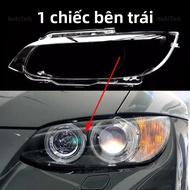 BMW M3 E92 E93 Coupe Trước Căng Da Mặt 2006-09 Trong Suốt Đèn Pha Ống Kính Vỏ Kính Lampcover Trước Á