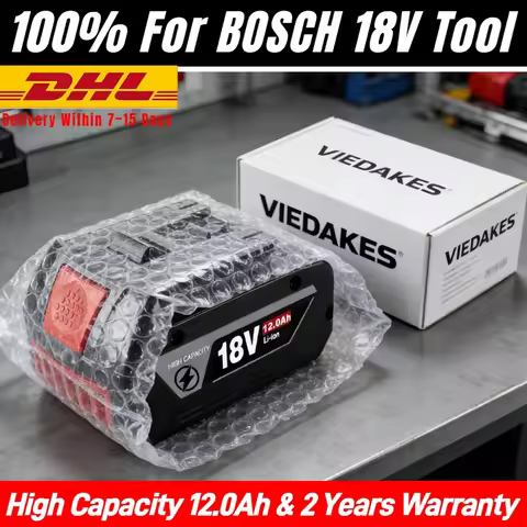 🔥Original 18V 8AH 10AH 12AH batteries for Bosch 18v battery Draadloze professional system GWS180 GDR