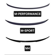 BMW G20 REAR SPOILER M-PERFORMANCE SPOILER M-SPORT SPOILER M4 SPOILER PAINO BLACK