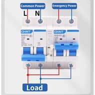 MCB ATS INTERLOCK 2P MCB 2P 6A 10A 16A 20A 25A 32A 40A 50A 63A