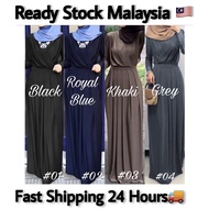 Dress muslimah Fashion with belt long dress party/Etiquette/Dinner/Dress