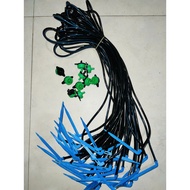 Combo 10 bộ 4 que tưới nhỏ giọt kèm bù áp tùy lựa chon 2l/h, 4l/h, 8l/h