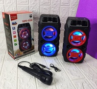 speaker bluetooth SQRS 2008 plus mic karoke