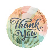 [ADD-ON ONLY] FarEastFlora.com - Add-Ons - 18" RND Thank You Pastel Clouds Round Helium Balloon - FG