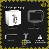 TELESIN Case GoPro Hero 9/10/11/12 Aluminum Alloy Protective Housing - GP-FMS-G11-TZ -MJD-