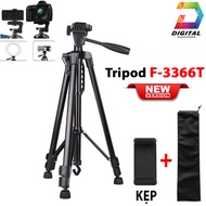 Gậy Tripod 3 Chân F-3366T Cho Máy Ảnh Điện Thoại Vật Liệu Hợp Kim Cao Cấp