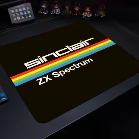 Classic Sinclair Zx Spectrum Mouse Pad Gaming Laptops Mousepad Gamer Carpet Keyboard Mat Desk Protec