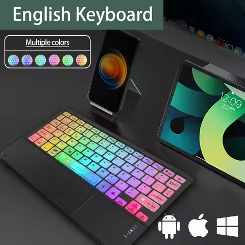 Wireless Backlight Keyboard And Mouse With Touchpad For Apple Huawei Samsung Xiaomi Rechargeable Ult