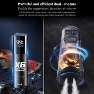 OAG12W Aerator with 48H Runtime, Fish Tank Aerator Low Noise Oxygen Pump, Portable USB Rechargeable 