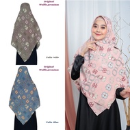 jilbab segiempat motif 130x130 wolfis premium