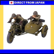 Pit Road 1/35 Scale Grand Armor Series Japanese Army Type 97 Motorcycle with Sidecar, Rikuo Plastic 
