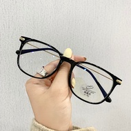 Versi Korea Pasang Lelaki Rak Kaca Mata Boleh Dilengkapi dengan IjazahTR90Tanpa Solek Cermin Mata Bingkai Besar Telus Ka