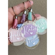 ARCYLIC PAINT KEYCHAIN