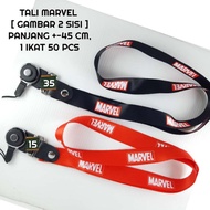 MERAH HP GANTUNGAN BEST QUALITY! Marvel Lanyard Red Black Logo | Lanyard 4-Sided ID Card Keychain 45
