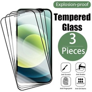 3PCS Tempered Glass For iPhone 12 14 13 7 8 Plus 6 6S 5S SE 2020 Screen Protector For iPhone 11 12 13 Pro Max Mini XR XS X Glass