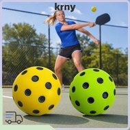 KRNY0MY Foam Pickleball Balls, High Bounce Silent Pickleball Training Balls, Soft PU Foam Quiet Boun