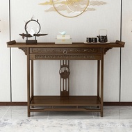 Buddha Niche Solid Wood Chinese Altar Household God Desk Altar Cabinet Incense Table Enshrine God of Wealth Dedicated a