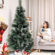 Cây Thông Noel 4FT/5FT/6FT/7FT - Chân Đế Kim Loại Có Bông Tuyết - Cung Cấp Số Lượng Lớn