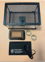 全新 Reptizoo 31cm x 21cm x15cm高 爬蟲缸 爬蟲箱 守宮 蜥蝪 一套5件