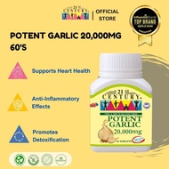 21st Century Potent Garlic 20,000mg 60 Tablets