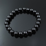 Black Spinel Bracelet Size 8 Mm Quantity 24 Pieces Length 18 Cm. Can Be Adjusted To