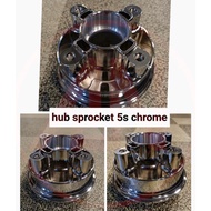 Hub Sprocket Yamaha LC135 5S ( Y15 modify Rim Y125Z) (55C) Chrome 125z Rim