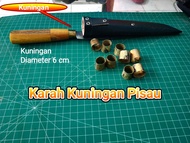 SELUT KUNINGAN/SELUT PISAU/CINCIN PISAU/KUNINGAN PISAU/PELAT CINCIN GAGANG PISAU DAPUR