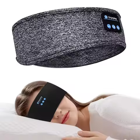 Wireless Bluetooth 5.0 Earphone Sleeping Band Earphones Music Headphones Soft Elastic Comfortable Sp