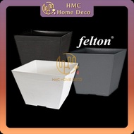 Diamater 45cm Felton Square Flower Pot 2494 Garden Deco / Pasu Bunga Berkebun Bonsai