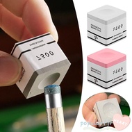 POPULARFR TP7500 Billiard Chalk, Square Non-slip Snooker Neutral Pool Chalk,  Pink/Grey Fine Powder 