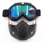 MATA Motorcycle Helmet Mask Goggle Mask Glasses Paint Ball Airsoft Gun