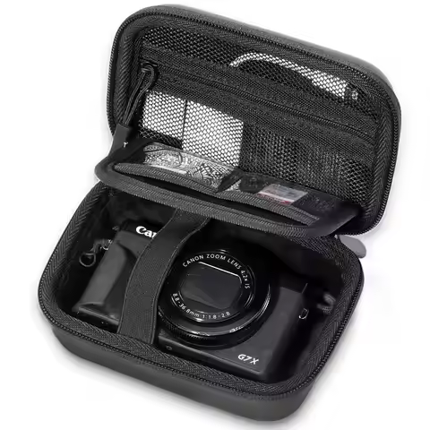 Hard Shell Digital Camera Case for Canon G7X Mark III Mark II, Sony Cybershot, PowerShot SX740, Rico