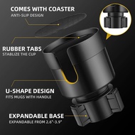 Car Cup Holder Expander, Cup Holder Extender for Car with Adjustable Base, Fits Yeti 24/36/46oz, Hyd