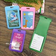 Mura Slide Id Case or Id lace strap id protector lanyard for school office ID case protector strap