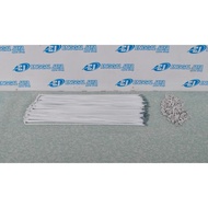 Bicycle Spokes By Strummer 283mm White 72 Pcs For 700C & 29 Disc 14G X 283 Rims - Hybrid Fixie Grave