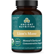 Organic Lion's Mane Mushroom Supplement with Ashwagandha by Ancient Nutrition, Organic Lion's Mane S