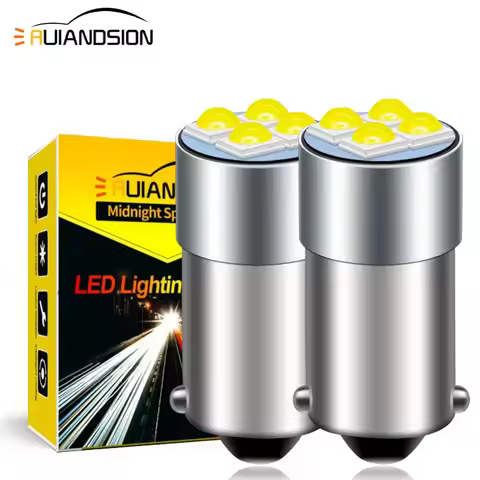 2pcs BA9S LED Bulb BAW9S BAX9S BAY9S Led Light 4SMD 3030 Car Signal Lights Lamp10-60V Non-Polarity A