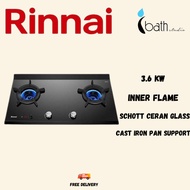 Rinnai 2 Inner Burner Gas Hob RB-2CGT