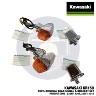 KAWASAKI KR150 KR 150 100% ORIGINAL REAR SIGNAL LAMPU SIGNAL BELAKANG CHROME KIRI KANAN SET 23040- 1