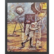 AJMAN, Airmail - First Manned Moon Landing 1969, Miniature Sheet