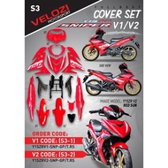 [ VELOZI ] Y15ZR V1 V2 S3 SNIPER RED SUN COLOUR COVERSET COVER SET - VELOZI
