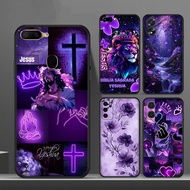 Purple Silicone Soft Phone Case OPPO A3 A3X A3 Pro A18 A38 A79 A40 A60 A80 A5i Pro A5 A5X A5 Pro