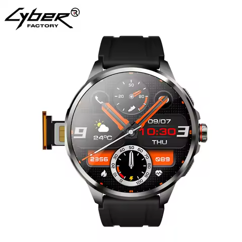 New Men's Watch SIM card 4G Android 9.0 Google Play 1.95 Inch Amoled 720*720 IP67 GPS WIFI 2100mAH L