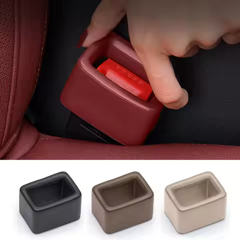 Car Seat Belt Buckle Protector Accessories For BMW X1 X5 X6 X7 F15 G30 Audi A3 A6 Q7 B8 Tesla Subaru