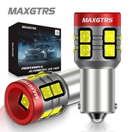MAXGTRS 2x BA9S LED BAX9S H21W BAY9s 3030 LED Bulbs H6W T4W Canbus Side Door Courtesy Lights Parking