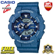 นาฬิกากีฬาผู้ชาย G-Shock GA110 ต้นฉบับ แสดงเวลาคู่ กันน้ำได้ถึง 200 เมตร กันกระแทกได้ โลกเวลา แสง LE