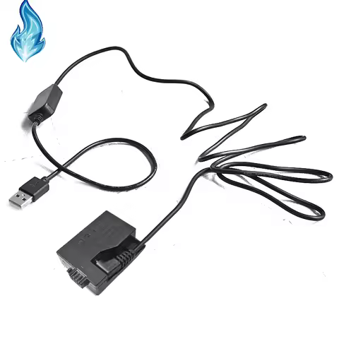 DR-E8 Plus USB8VCable LP-E8 LP E8 Dummy Battery for Canon EOS Camera 550D 600D 650D 700D T2i T3i T4i