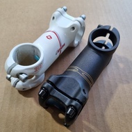 Fixie racing road bike fork stem 28.6 handlebar 25.4 zoom white black alloy