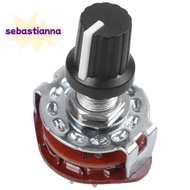 Electronic Machine 4P3T 4Pole 3 Position 2 Deck 16 Pin Rotary Switch