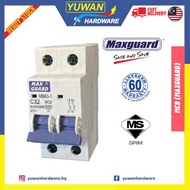 MCB 32A/2 Pole (MAXGUARD)/twin